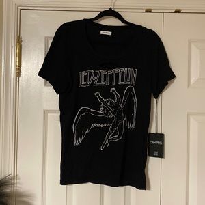 Lauren Moshi brand new Led Zeppelin black tee